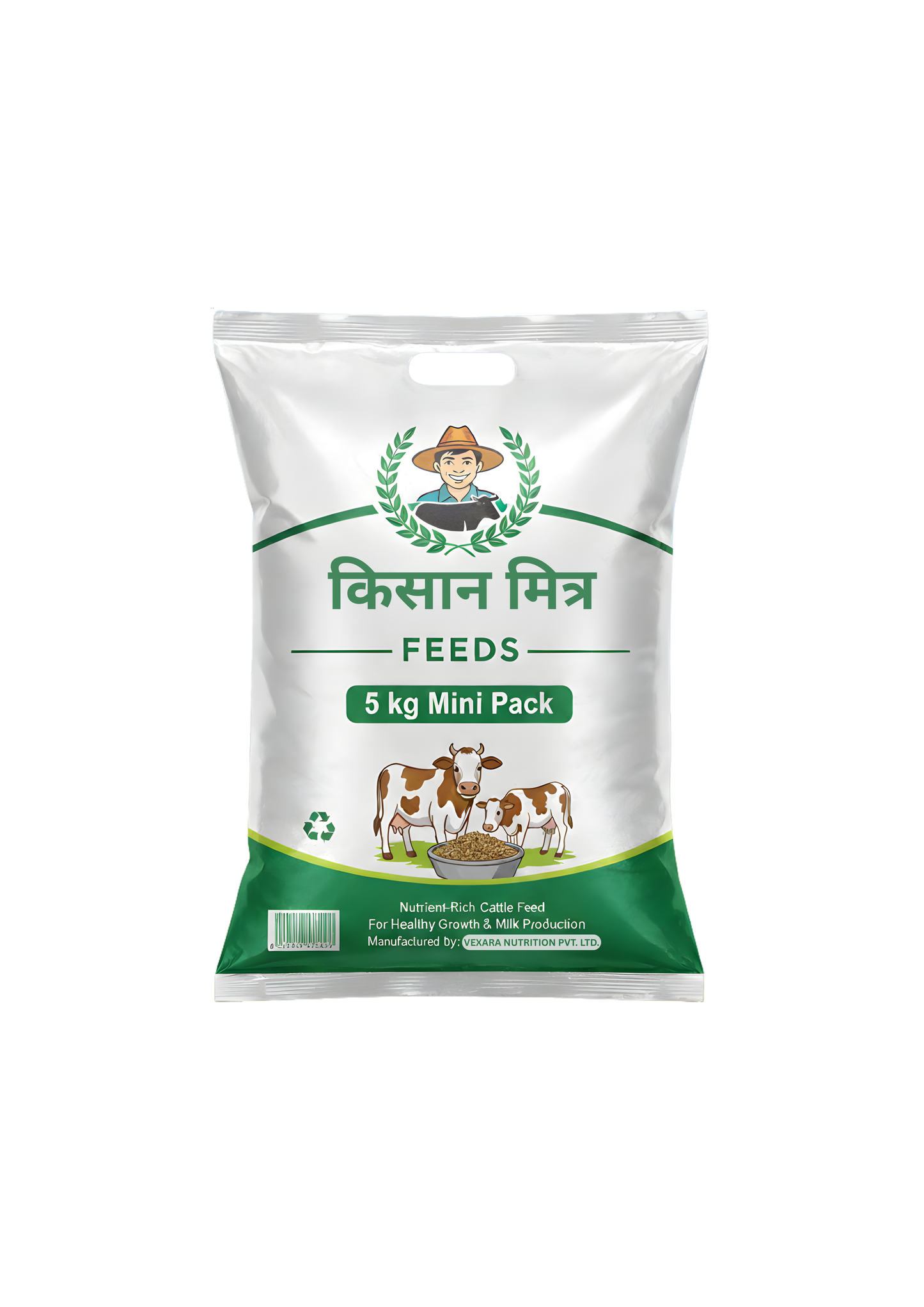 Kisan Mitra - Balanced Cow Feed 5 kg Mini Pack